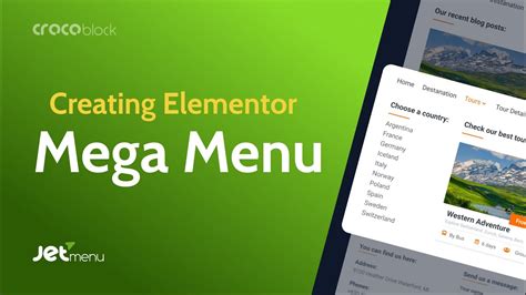 jetmenu tutorial|JetMenu: How to Create a Revamp Mega Menu in Elementor .